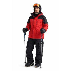 Burton Cargo Snow Pants Men’s Medium Black Waterproof Insulated 34” Inseam